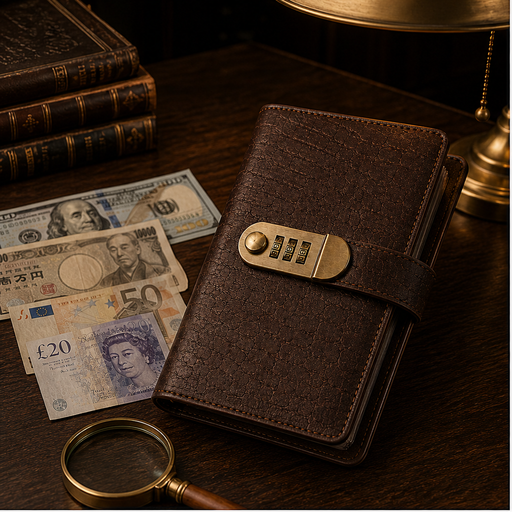 Lockfold – Combination Lock, 100-Slot Currency Collector Album + 50% OFF lifestyle