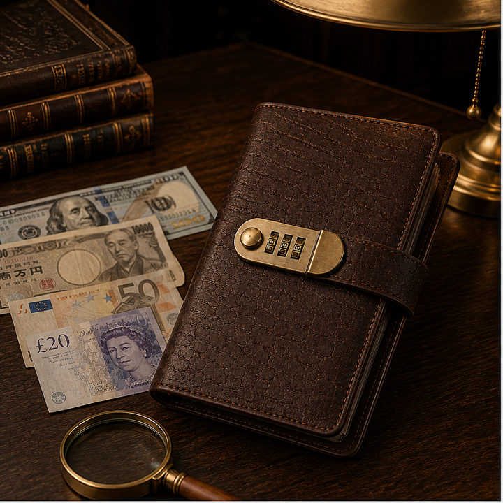 Lockfold – Combination Lock, 100-Slot Currency Collector Album + 50% OFF lifestyle