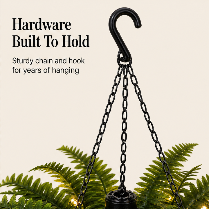 Fernglow – Lit Boston Fern, No Watering Hanging Plant + 50% OFF detail