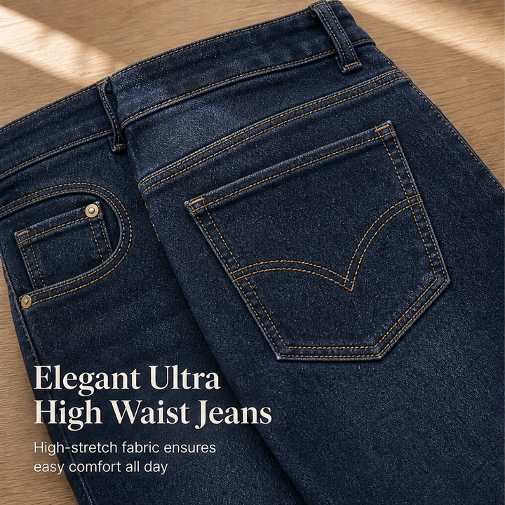 Denwick – High-Waist Stretch Skinny Jeans + 50% OFF detail