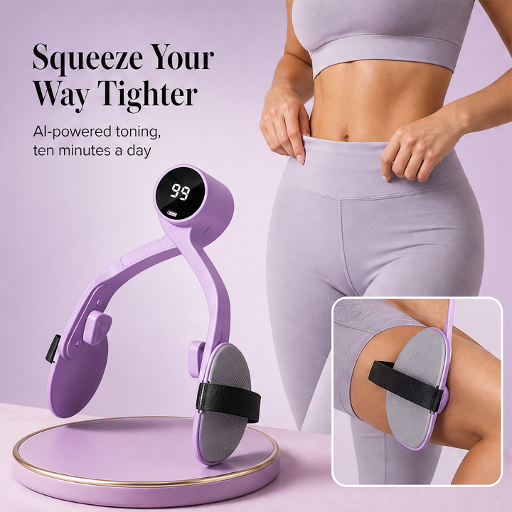 Thighvra – Smart Rep Counter Inner Thigh &amp; Pelvic Floor Exerciser + 50% OFF features