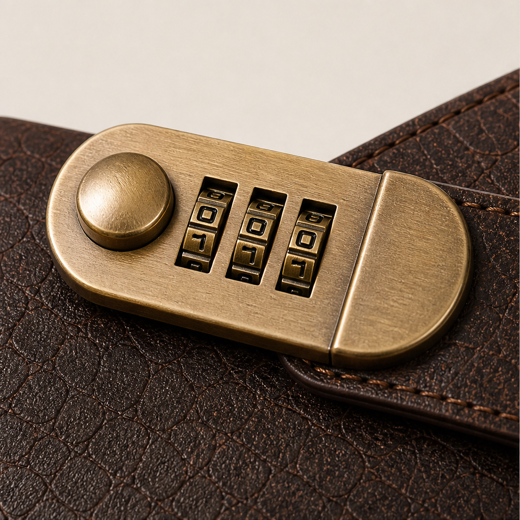 Lockfold – Combination Lock, 100-Slot Currency Collector Album + 50% OFF detail