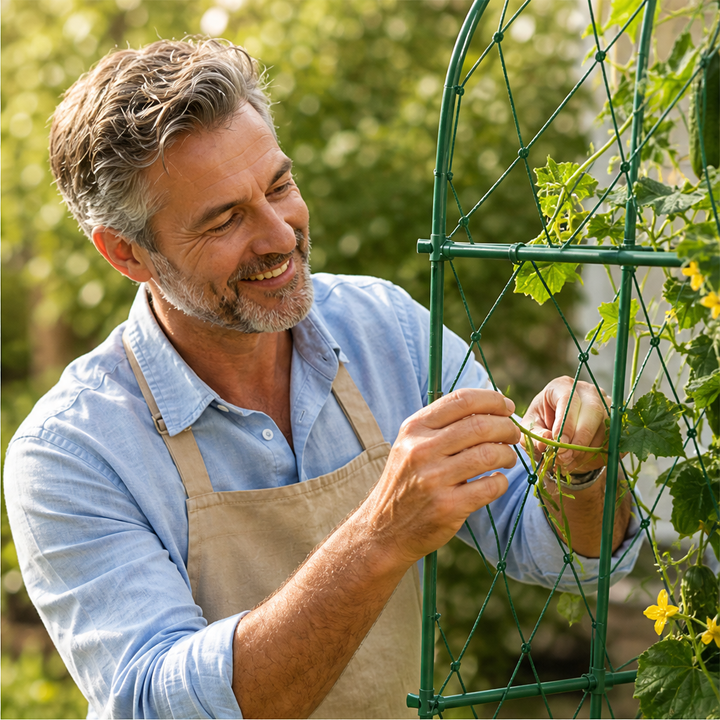 Vertigrow Arbor – Rust-Resistant Steel Climbing Plant Arch Trellis + 50% OFF lifestyle