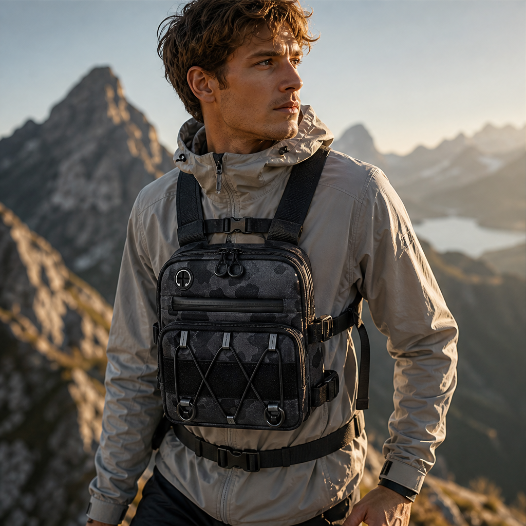 Trailfix – No-Bounce Hydration-Ready Cycling Chest Bag + 50% OFF features
