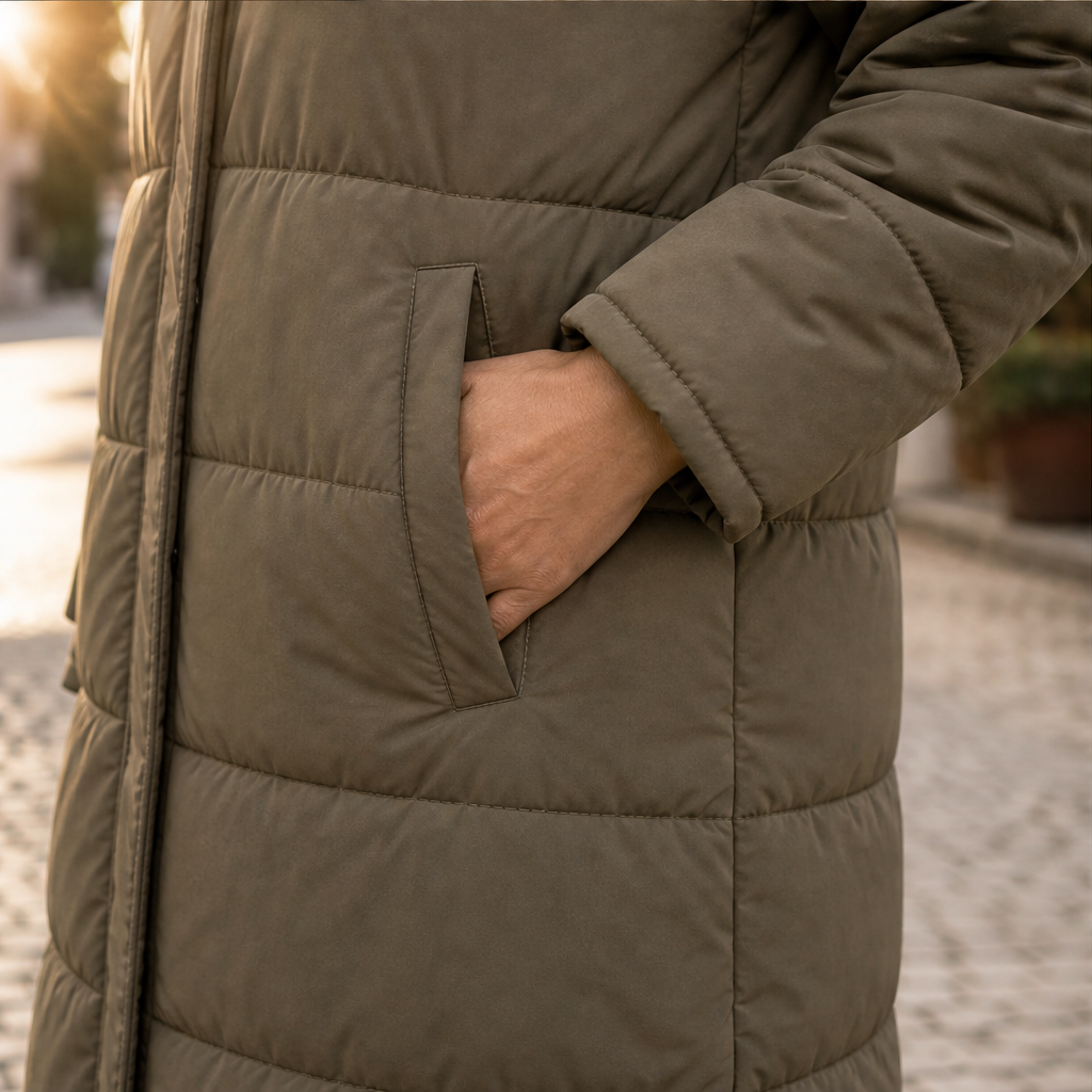 Willowmere – Reversible Sherpa-Lined Hooded Winter Coat + 50% OFF detail