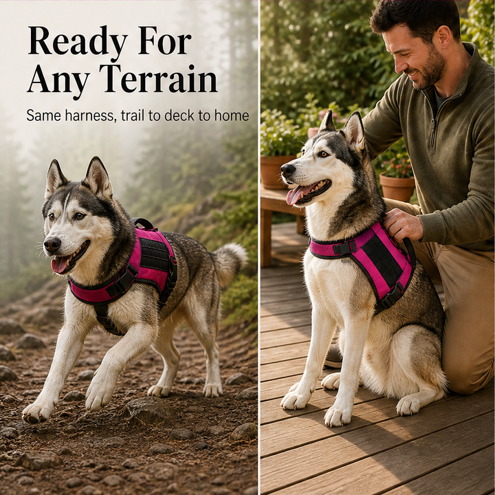 Steadfang – Reinforced Oxford Fabric Dog Harness Vest with Grab Handle + 50% OFF detail