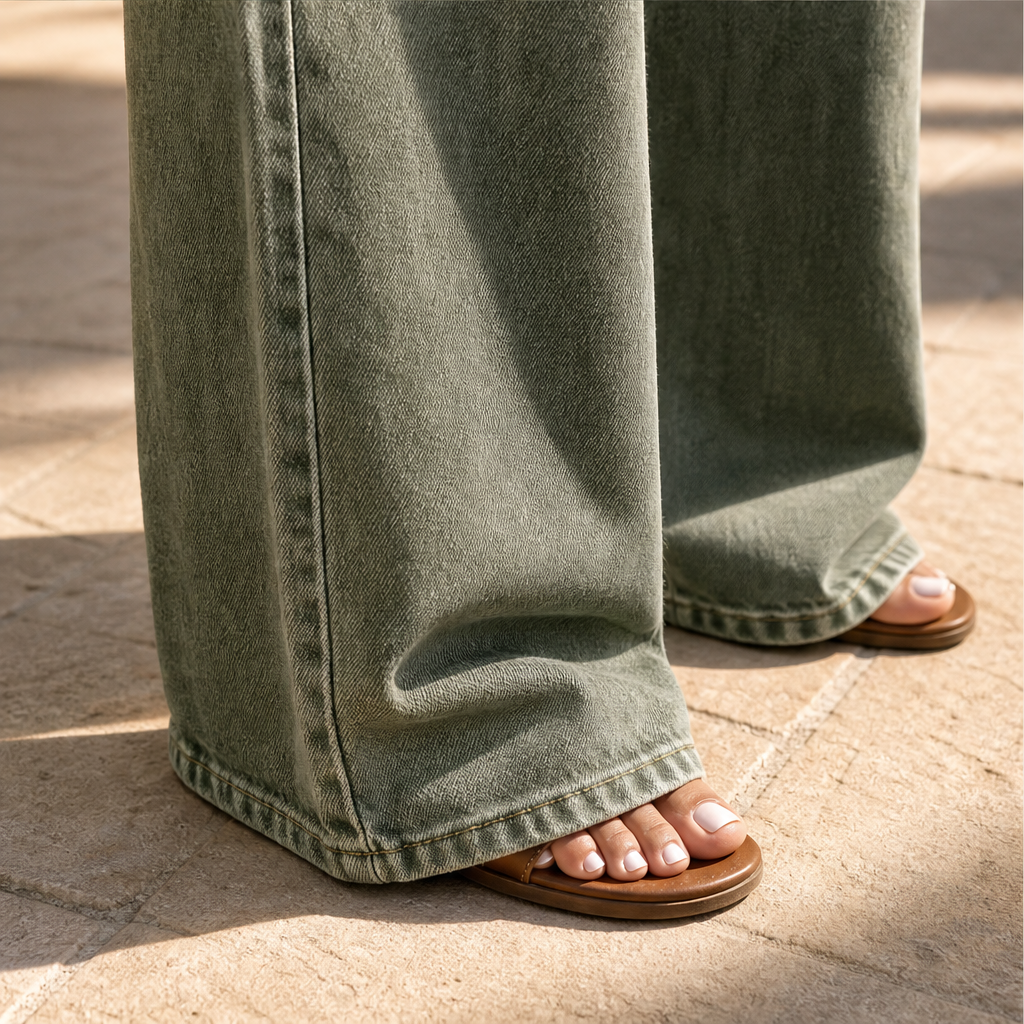 Lindenwash – Leg-Lengthening High-Rise Wide-Leg Jeans + 50% OFF detail