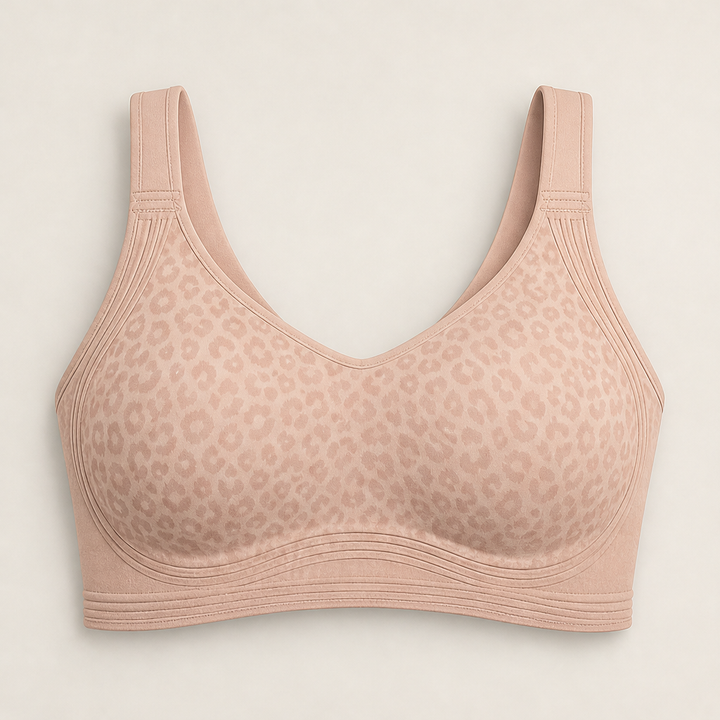 Jellisse – Wirefree Full Coverage 10-Pack Comfort Bras + 1+1 FREE Leopard