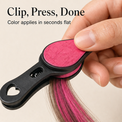 Chalklet – 12-Color Clamp-On Temporary Hair Chalk Set + 50% OFF