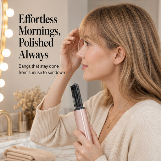 Bangura – Cordless Heated Mini Styling Comb for Fast Fringe Touch-Ups features
