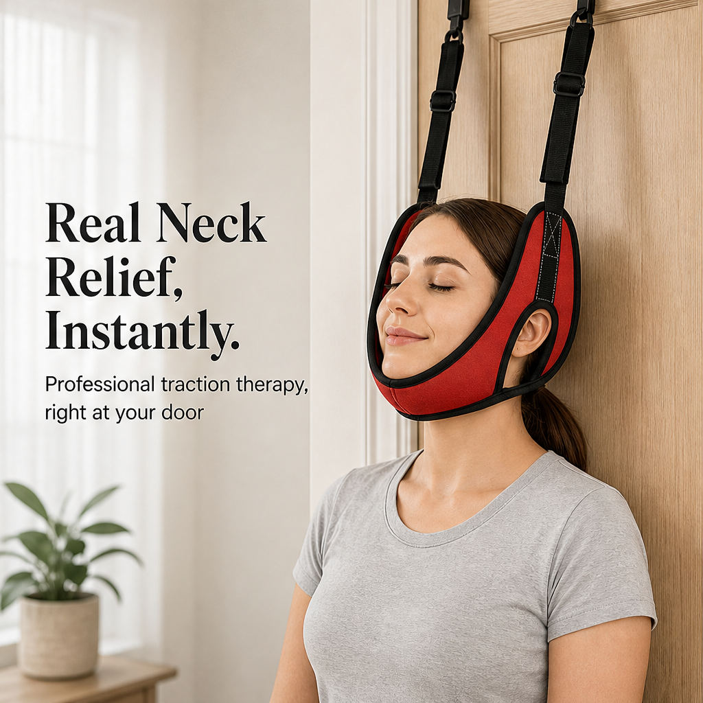 Cervona – Over Door Cervical Neck Traction Sling for Pain Relief + 50% OFF features