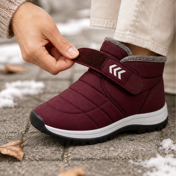 Warmtrek – Fleece-Lined Non-Slip Slip-On Winter Sneakers + 50% OFF detail