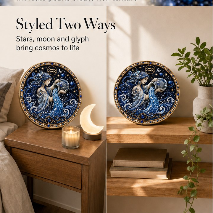 Celestara – Zodiac Pearl Mosaic DIY Diamond Painting Kit + 50% OFF detail