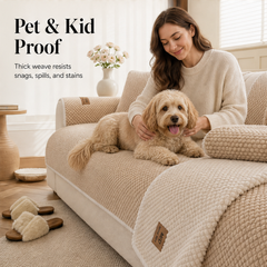 Snugbloom – Thick Bobble-Knit Non-Slip Removable Couch Cover + 50% OFF