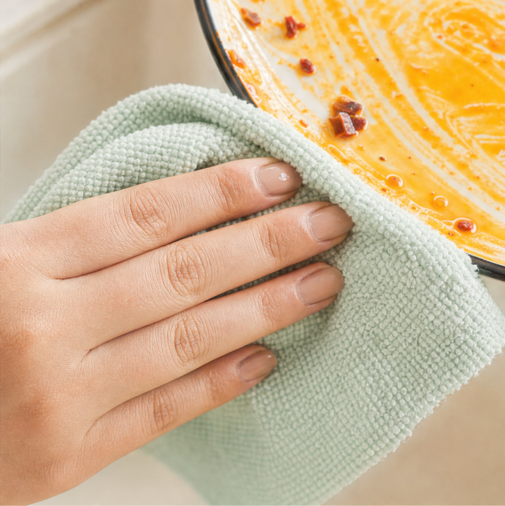 Wispure – Ultra-Fine Fiber Reusable Cleaning Cloths (20-Pack) + 1+1 FREE lifestyle