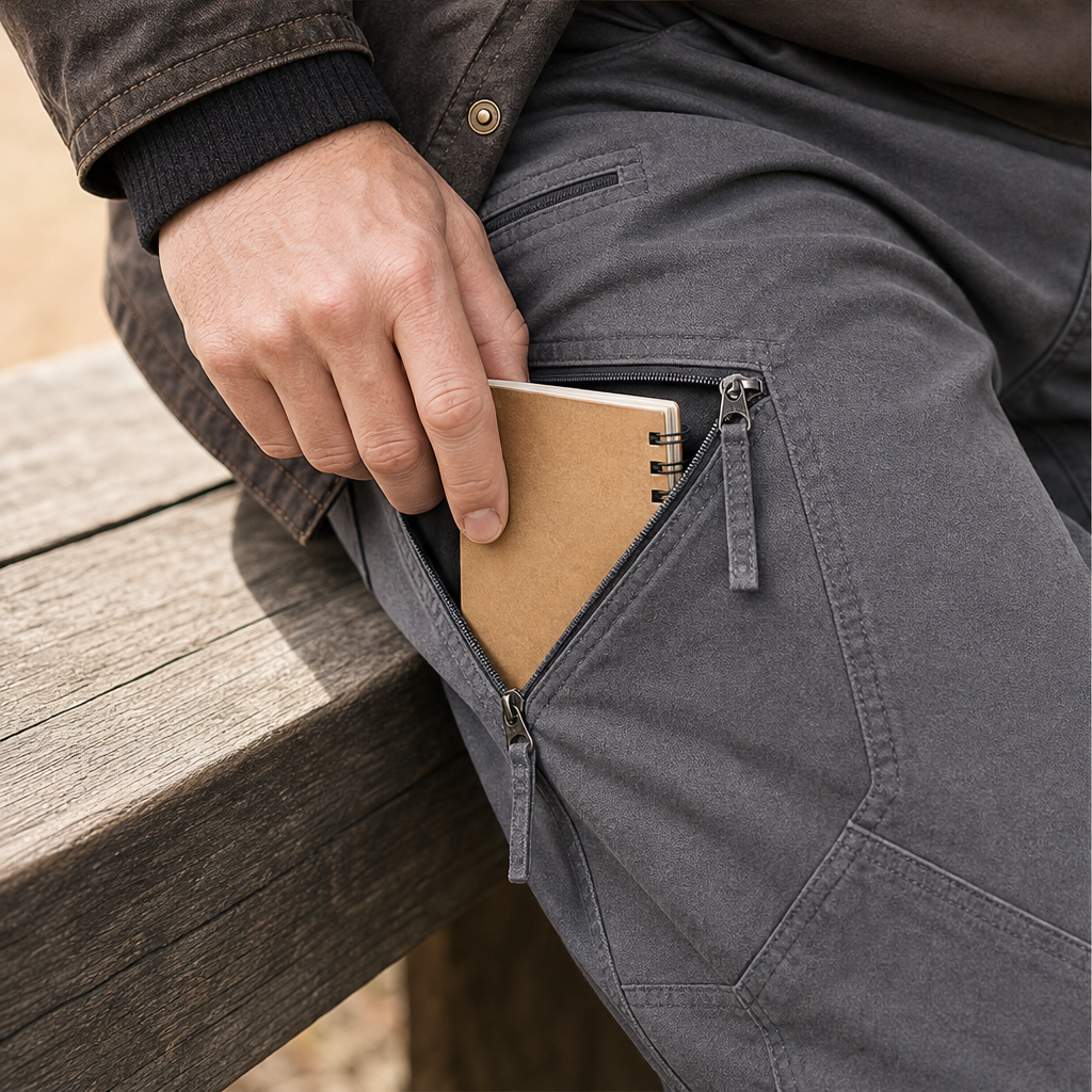 Duraforge – Reinforced Cargo Pockets, Flex-Woven Fabric Work Trousers + 50% OFF detail