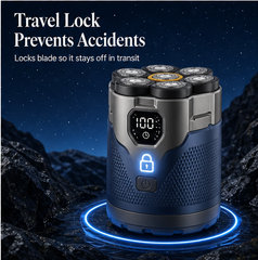 Smoothtrek – 6-Blade Floating Head, Waterproof Electric Head Shaver + 50% OFF