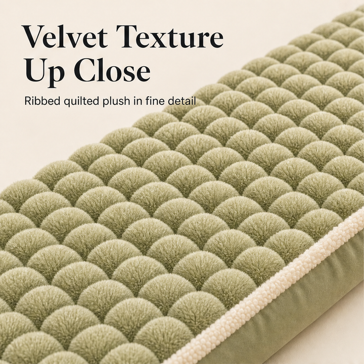Plushden – Orthopedic Plush Dog Crate Pad with Non-Slip Base + 50% OFF detail