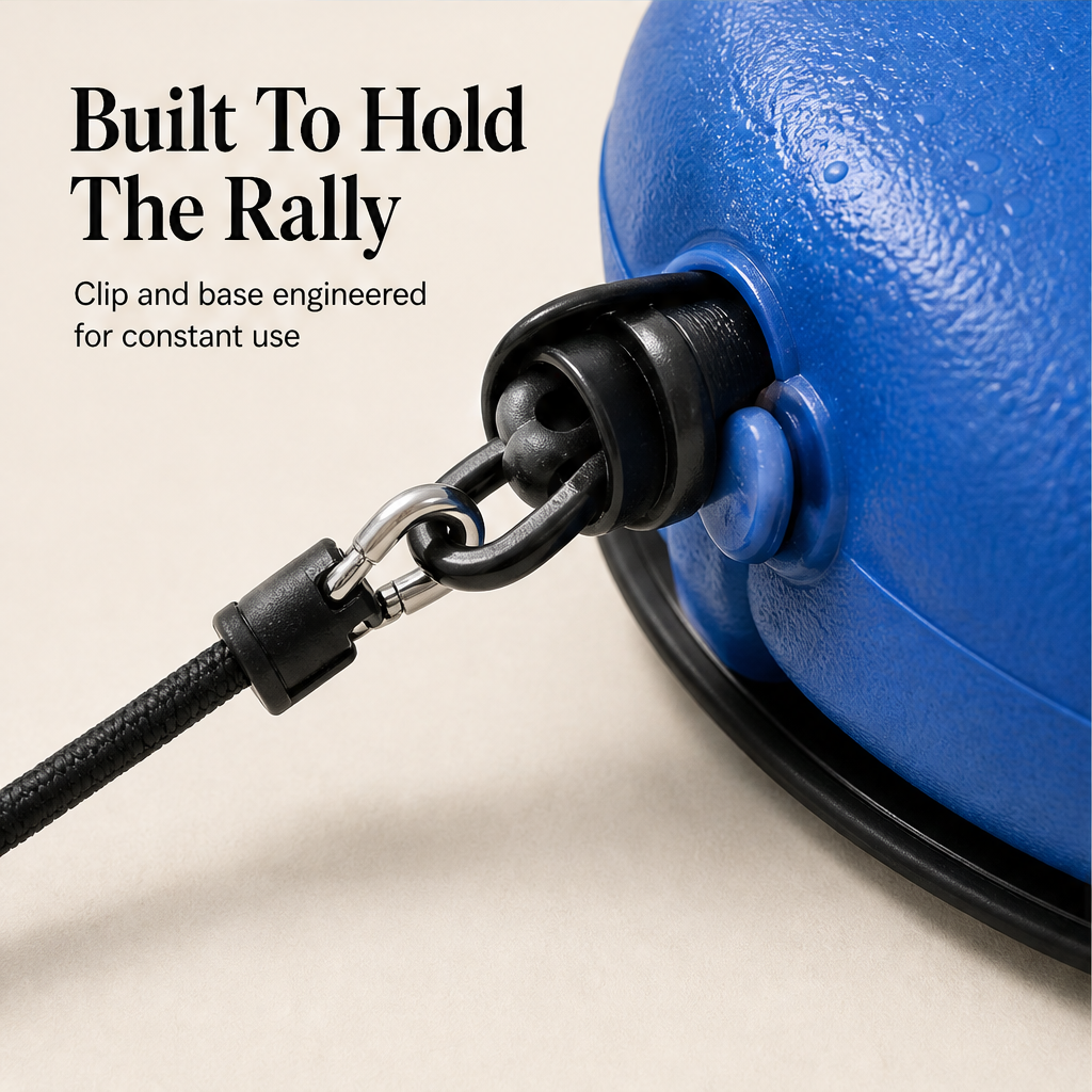 Rallywick – Continuous Ball Return Portable Tennis Rebound Trainer + 50% OFF detail