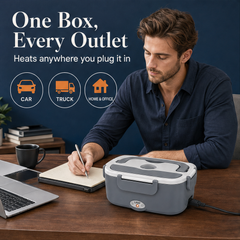 Warmora – 3-in-1 Portable Electric Lunch Warmer with Steam Vent + 50% OFF