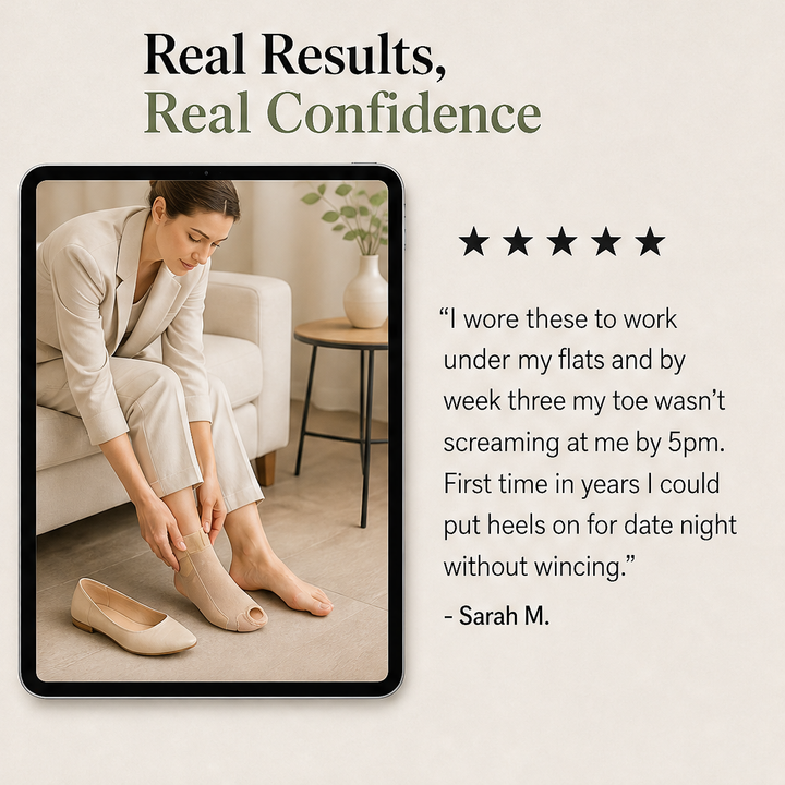Solume – Adjustable Fit Toe &amp; Bunion Support Set + 50% OFF detail