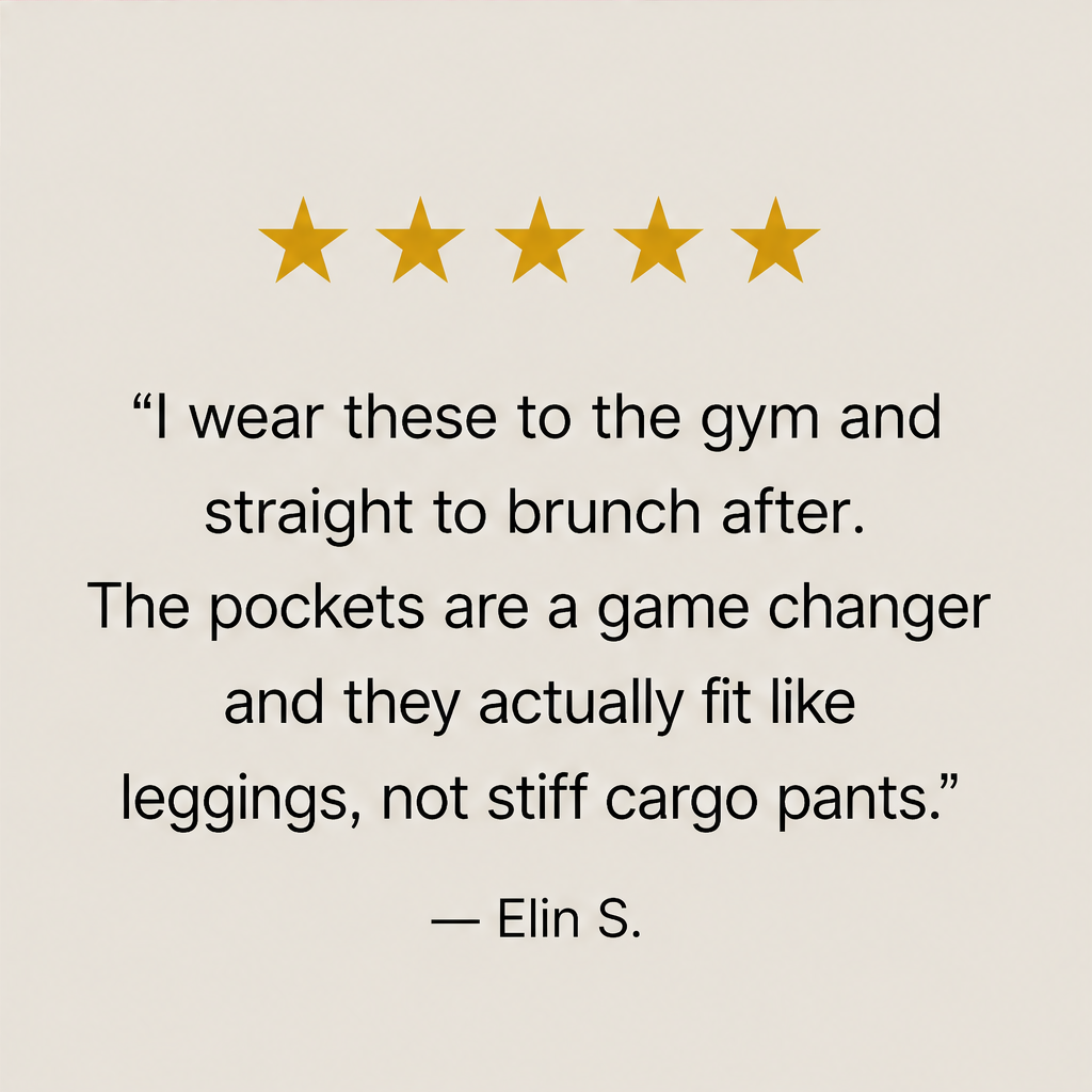 Flarelyn – High-Waist Flare Cargo Pocket Yoga Pants + 50% OFF detail