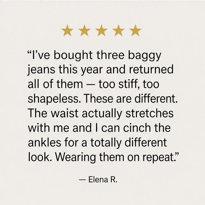 Millrow – Adjustable-Cuff High-Waist Balloon Jeans + 50% OFF detail