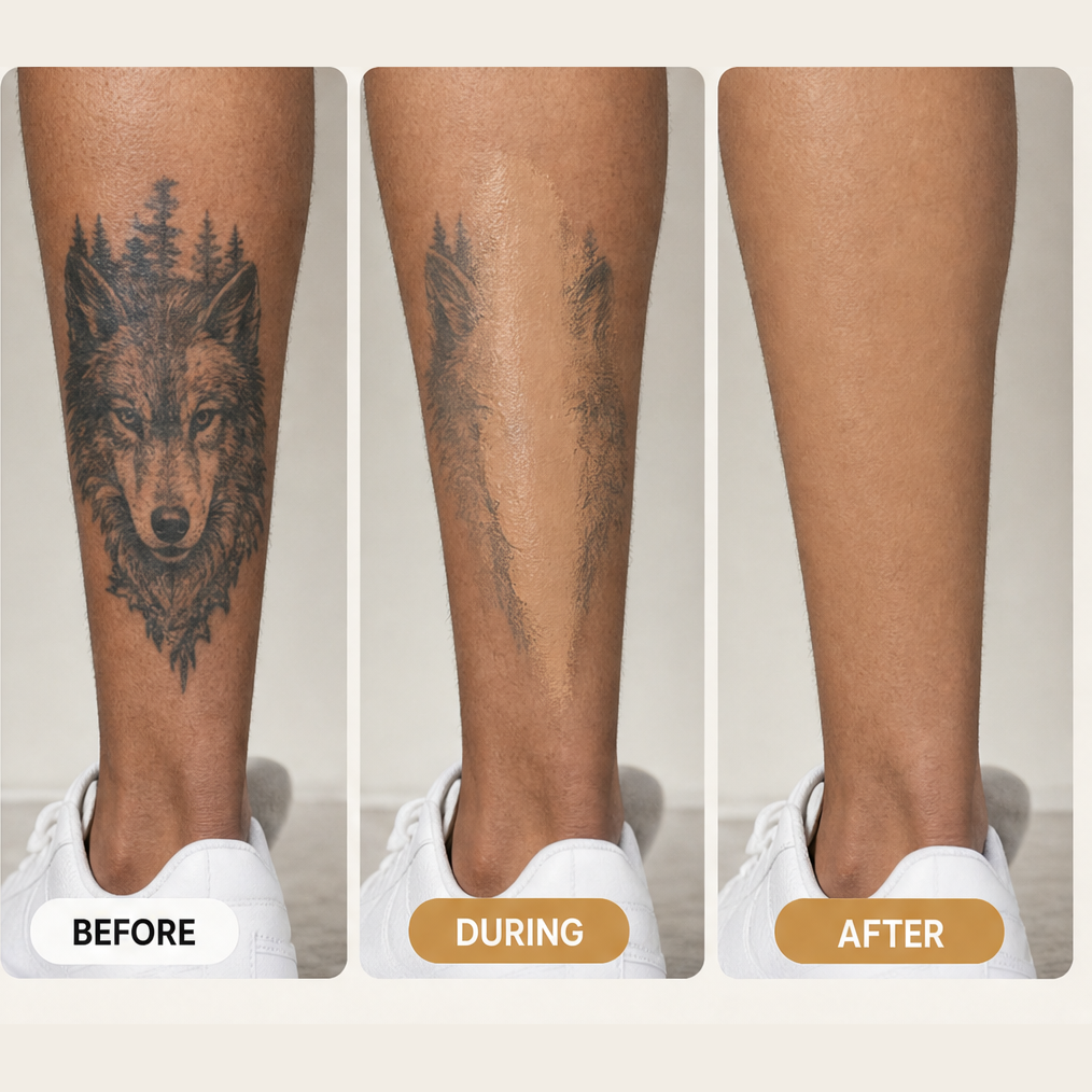 Camoura – Waterproof Dual-Shade Blend Concealer Cream for Tattoos &amp; Scars + BUY 1 + PICK 1 FREE COLOR features
