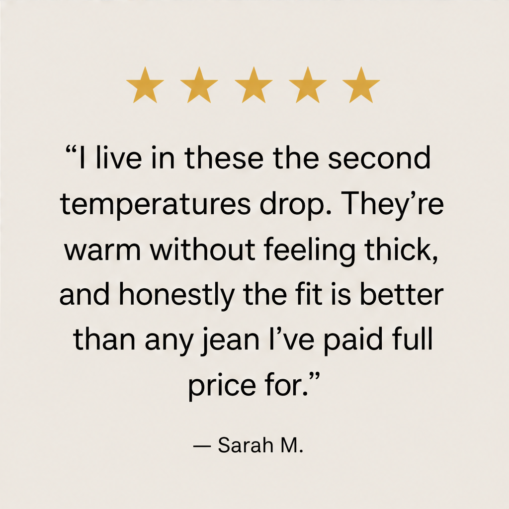 Thermayne – Plush-Lined High-Stretch Skinny Jeans + 50% OFF detail