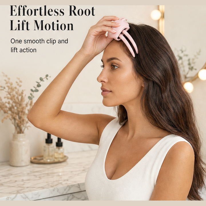 Crownlift – Rechargeable Heated Root Volumizer Clip + 50% OFF features