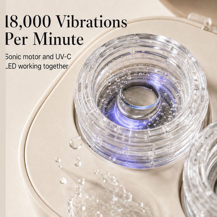 Clarivue – Sonic Deep-Clean Rechargeable Contact Lens Cleaner + 50% OFF detail