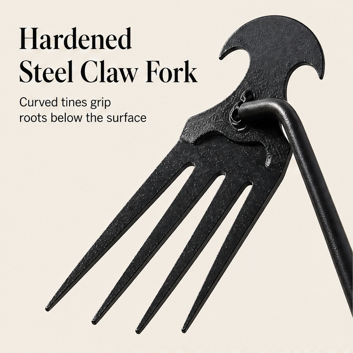 Rootwick – Stand-Up Long-Handle Weed Puller with Claw Fork + 50% OFF detail
