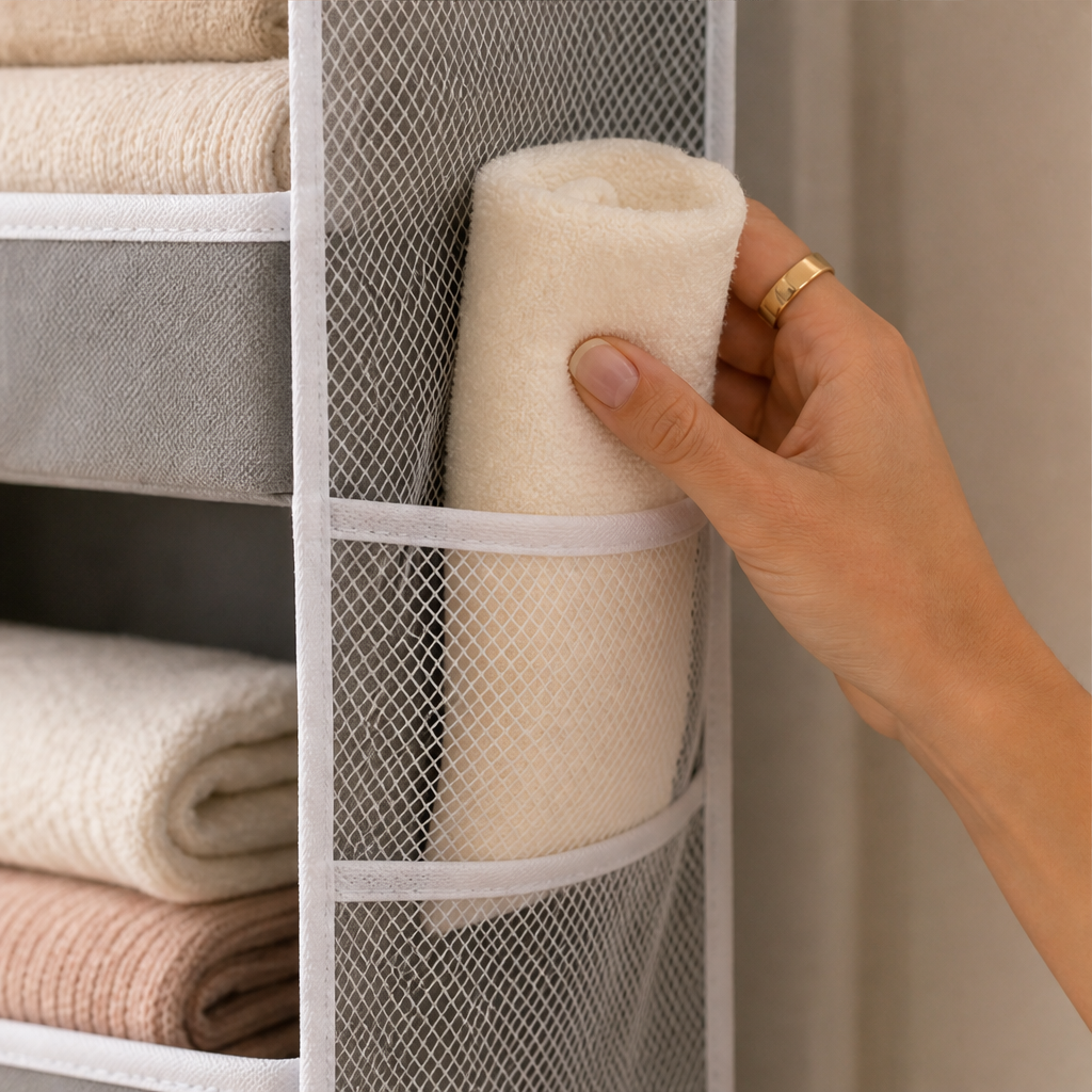 TidyTiers – 5-Tier Space-Saving Hanging Closet Organizer + 50% OFF lifestyle