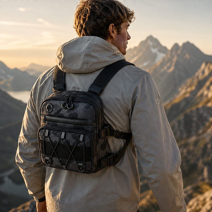 Trailfix – No-Bounce Hydration-Ready Cycling Chest Bag + 50% OFF features