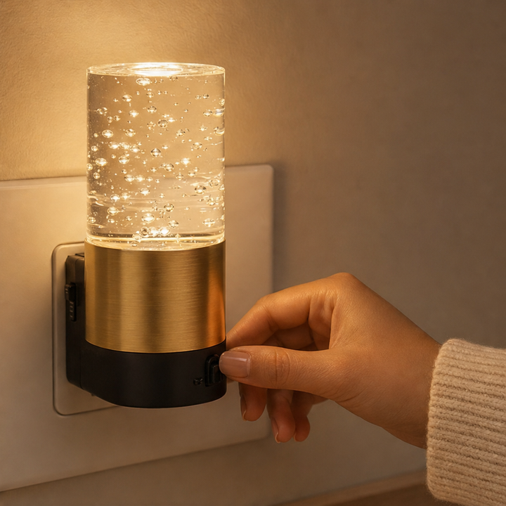 Glimmerholm – Bubble Acrylic Auto-Sensor Night Light + 50% OFF lifestyle