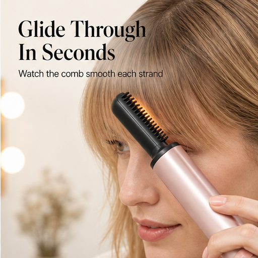 Bangura – Cordless Heated Mini Styling Comb for Fast Fringe Touch-Ups detail