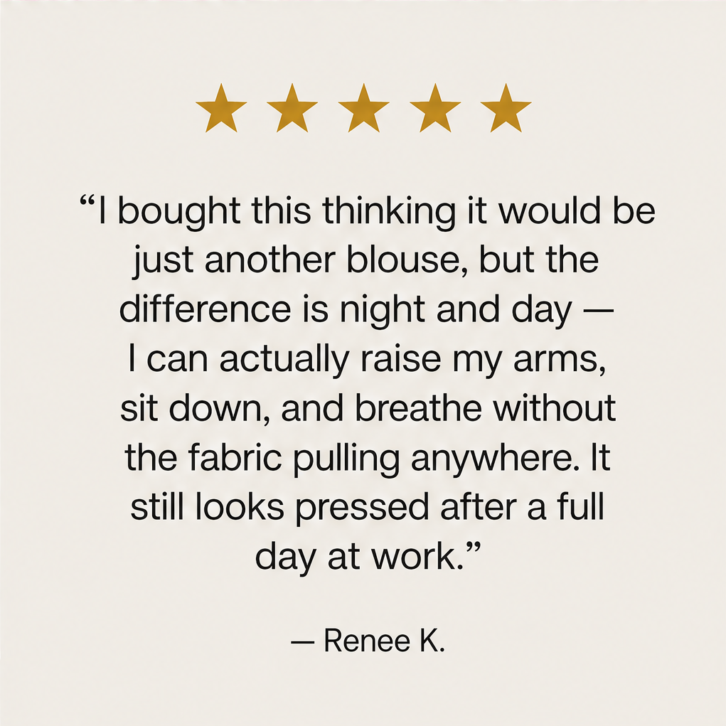 Plisora – Ultra-Stretch Micro-Pleated Plus Size Blouse + 50% OFF detail