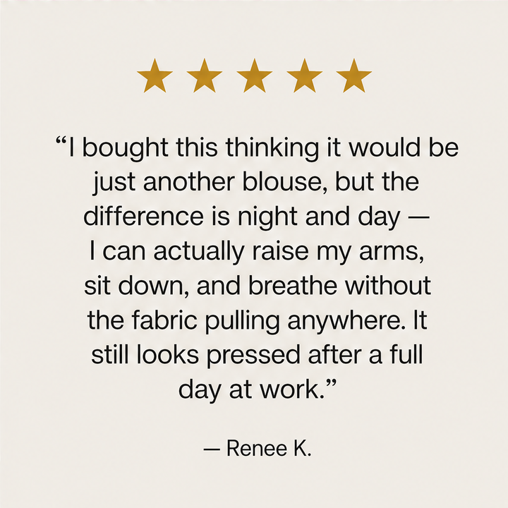 Plisora – Ultra-Stretch Micro-Pleated Plus Size Blouse + 50% OFF detail