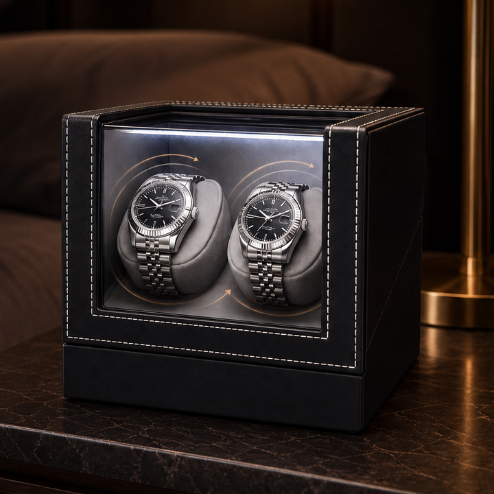 Rotarque – Silent Dual-Rotation Automatic Watch Winder Box + 50% OFF lifestyle