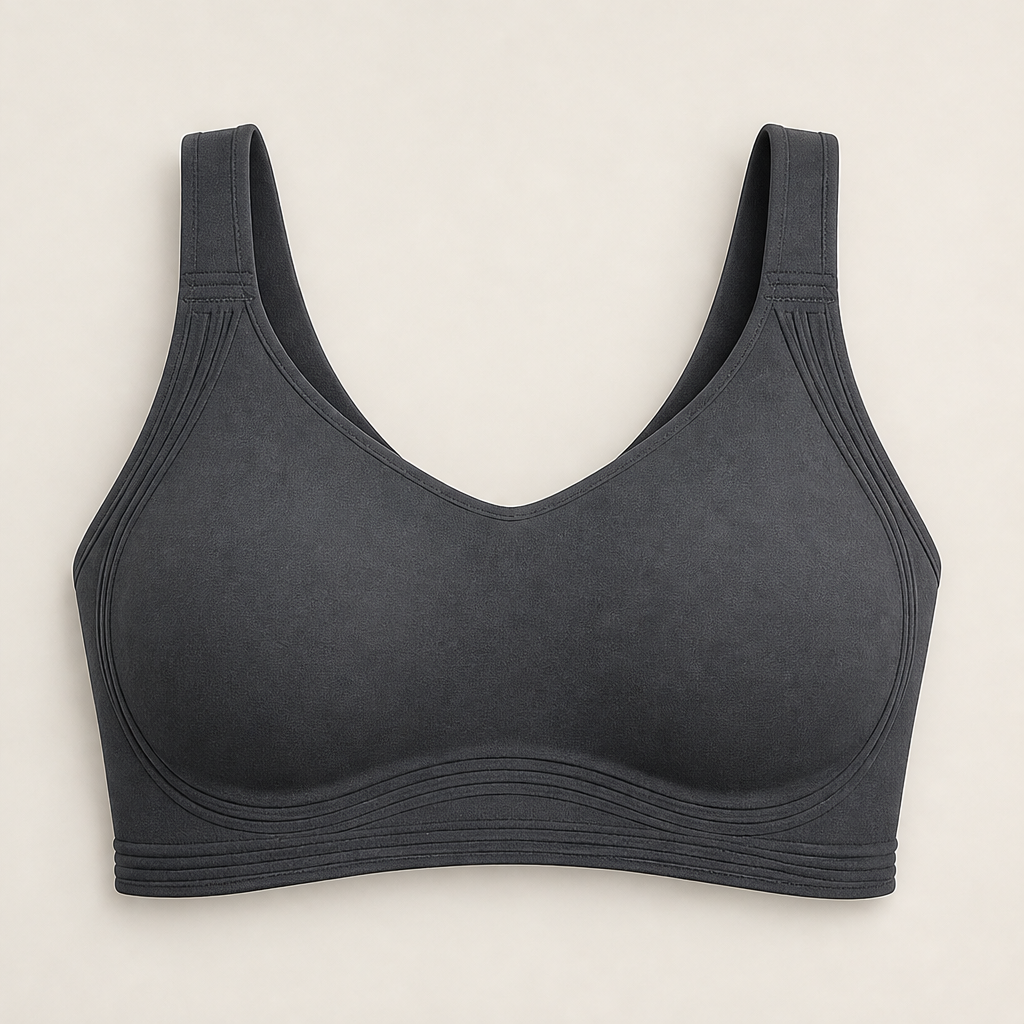 Jellisse – Wirefree Full Coverage 10-Pack Comfort Bras + 1+1 FREE Grey