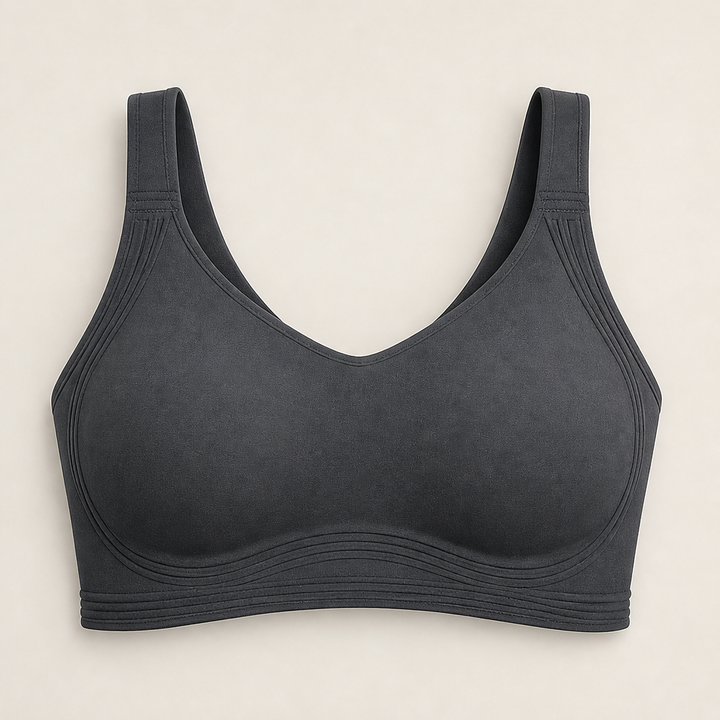 Jellisse – Wirefree Full Coverage 10-Pack Comfort Bras + 1+1 FREE Grey