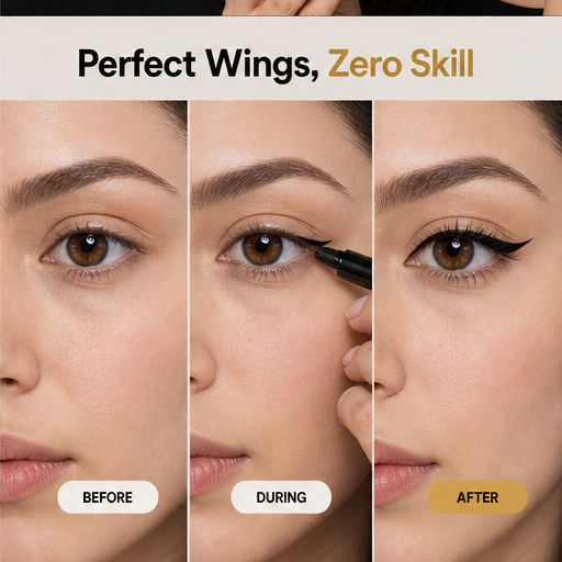 Wingcraft – 3-in-1 Stamp Eyeliner, Lower Lash &amp; Beauty Mark Kit features