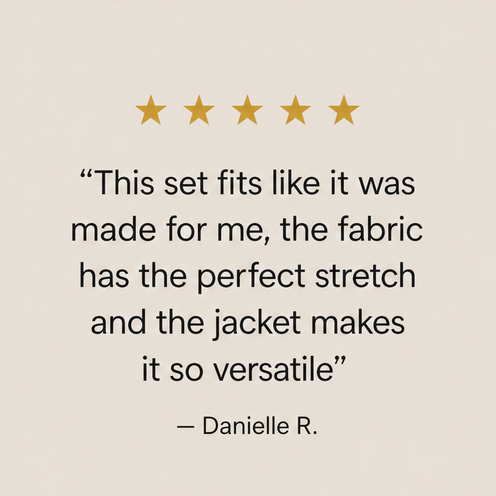 Ambrette – Ribbed Bodycon Dress &amp; Cropped Jacket Two-Piece Set + 50% OFF detail
