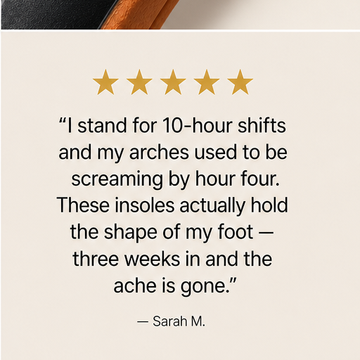 Archwick – Anti-Twist Arch Support Insoles for All-Day Comfort detail