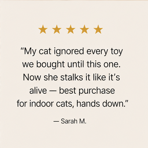 Flutterbeau – Auto-Flutter Sensor Butterfly Interactive Cat Toy + 50% OFF detail