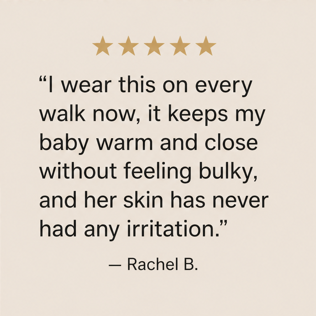 Kindlewrap – Babywearing Sherpa Fleece Hoodie with Zip Carrier Pouch + 50% OFF detail