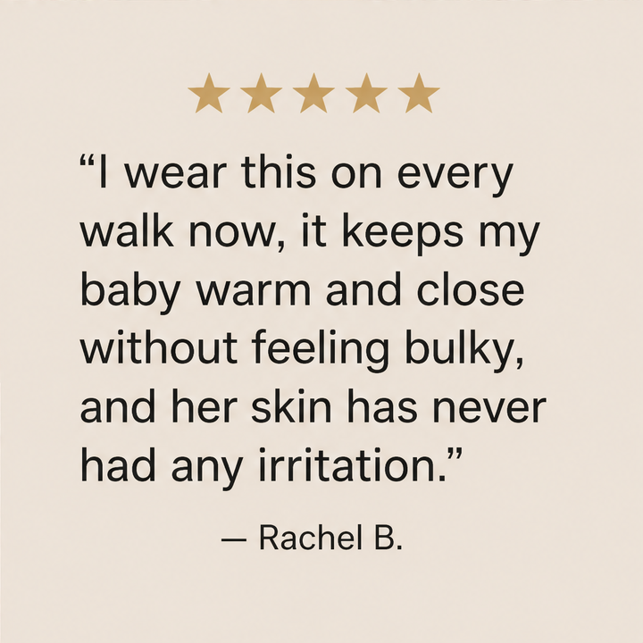 Kindlewrap – Babywearing Sherpa Fleece Hoodie with Zip Carrier Pouch + 50% OFF detail