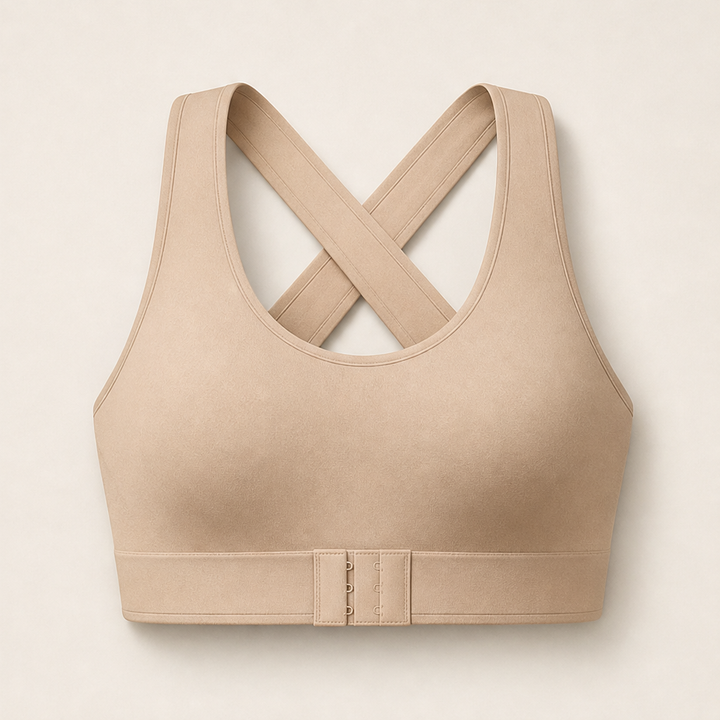 Poseline – Cross-Back Posture Support Wireless Bra + 1+1 FREE Nude