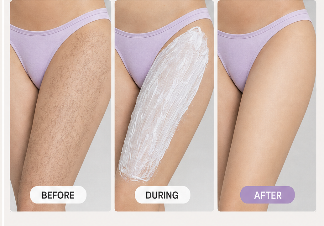 CloudSense – Pain-Free Bikini Hair Removal Cream &amp; Spray Kit + 1+1 FREE features