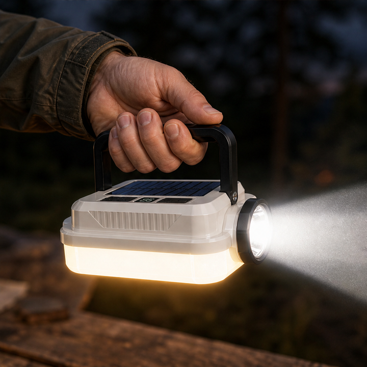 Sunwarden – Solar Rechargeable LED Camping Lantern with Power Bank + 50% OFF lifestyle